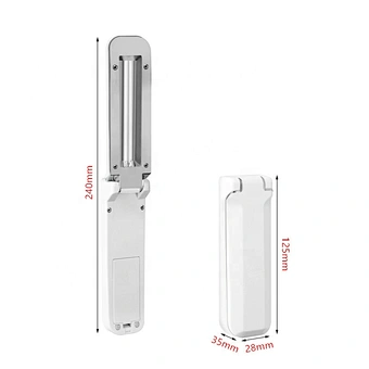 Handheld Phone Uvc Stick Wand Sanitizer Water Mini Nail Ozone Germicidal Lamp Pocket Disinfection Uv Light Sterilizer For Room