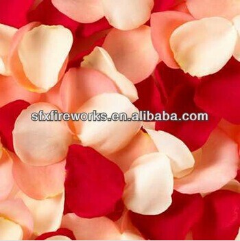 Rose petal confetti