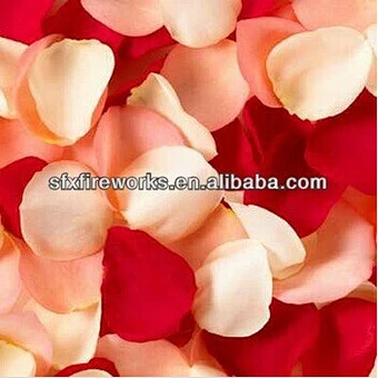 Rose petal confetti