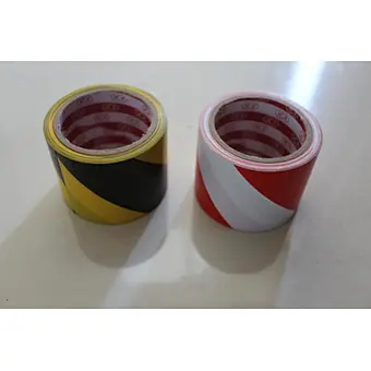 Warning tape / Barrier tape for keeping people out of fireworks area when doing fireworks shows.