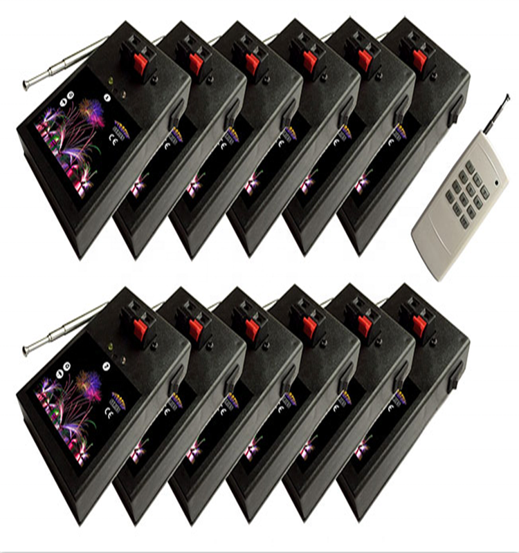 12 channels remote control firing system. - with learn function  1 transmitter control 12 receivers.