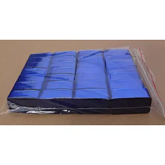factory price  high quality 2x5 CM blue metallic  confetti paper with CE certificate paper for weeding and party