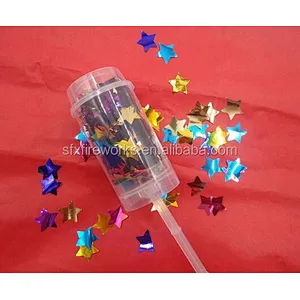 Lower price and good quality push pop paper for wedding and party (we're factory )