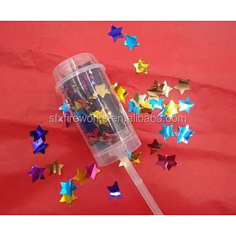 Lower price and good quality push pop paper for wedding and party (we're factory )