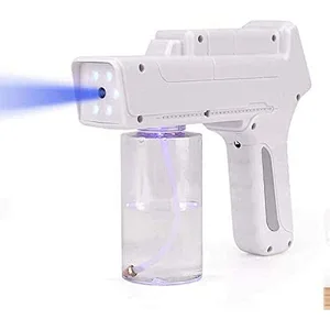 Blue Light Wireless Charging Portable Nano Atomizing Spray Machine Sanitizer Sterilization Smoke Fog Alcohol Disinfection Gun