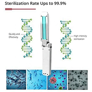 Mini Uv Light Air Sterilizer Sanitizer Sterilization Wand Portable Led Sanitizing Uvc Foldable Disinfection Stick for home water