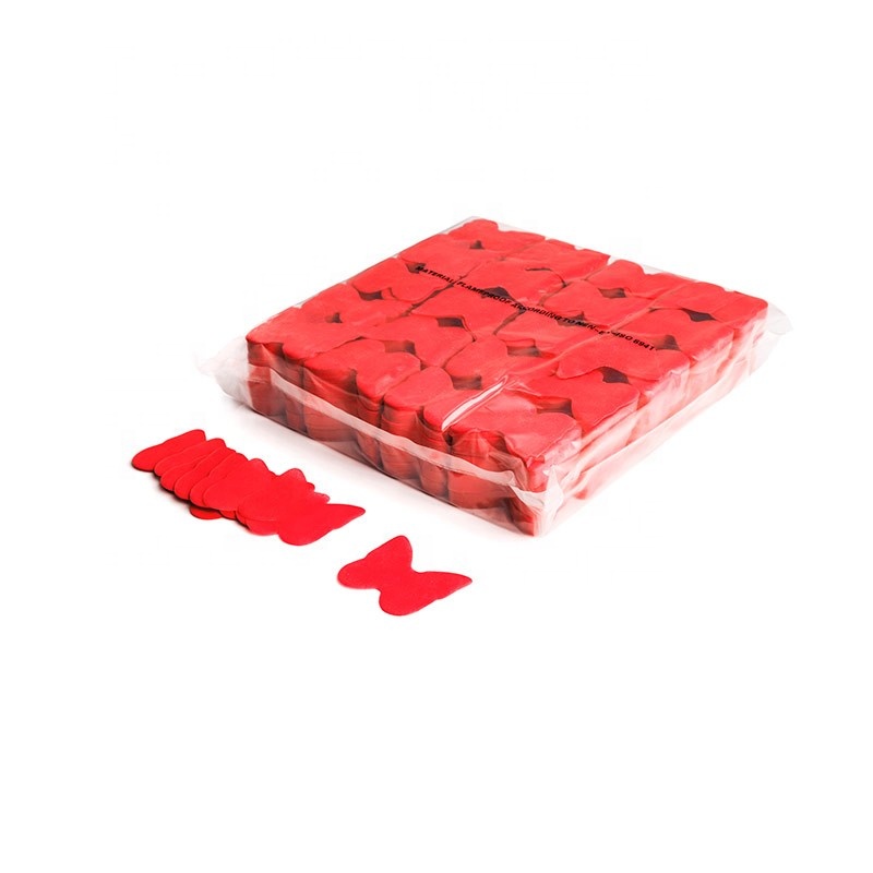 Hot Selling Party Favors Multi Color butterfly Shape flameproof colorfast paper confetti