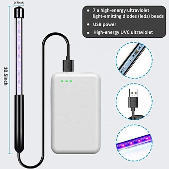 Air Baby Beauty Bottle Light Box Bulb Cell Device Hand Portable Handheld Hospital Ipad Kitchen Lamp wand Uv Sanitizer For Home