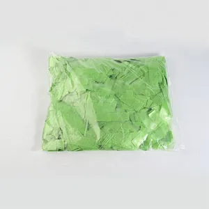 100% Biodegradable green color confetti for wedding stage concept party festival shows