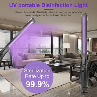 Escalator Handrail Food Fruit Vegetable Hair Salon Hairdressing Home Equipment Hand Held Led Handheld Wand Uv Light Sterilizer