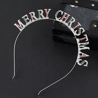 Merry Xmas Hair Band Reindeer Antlers Snowman Hat Tree Hot Selling Party Decoration Beautiful Girl Christmas Headband