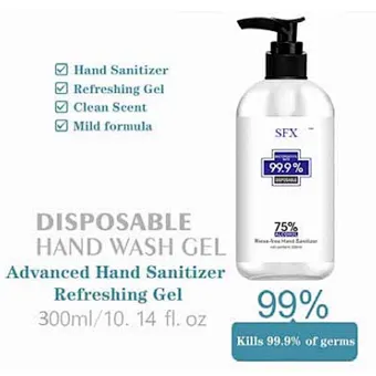 Water Free Antiseptic Hand Sanitizer 300ml