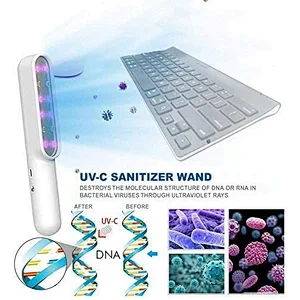 Usb Charging Portable Ultraviolet Light Sanitize Disinfection Uv Wand For Travel Hotel Household Bathroom Smartphone kids toy