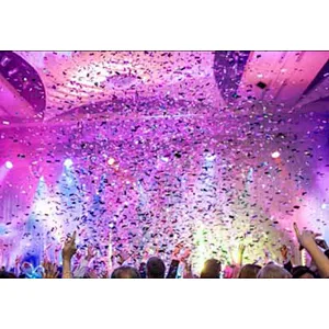 Control DMX 3 cabezas Color LED Confeti soplador