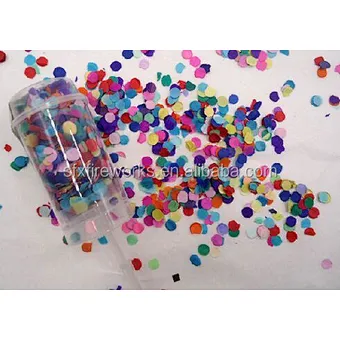 Lower price and good quality push pop paper for wedding and party (we're factory )