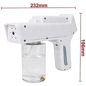 Ulv Fogger Portable Sprayer Charging Electric For Indoor Outdoor Hygiene Disinfection Blue Light Nano Steam Gun Atomizer Machine