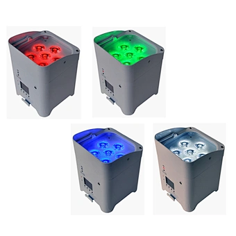 wireless battery uplight projector 6in1 dmx IR remote wireless battery 6*18w led par light disco lights rgb led stage par light
