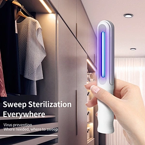 Handheld Wand Portable Travel Cleaner Without Chemicals Uv Light Sanitizer For Phone Toy Hotel Household Wardrobe Toilet Car Pet