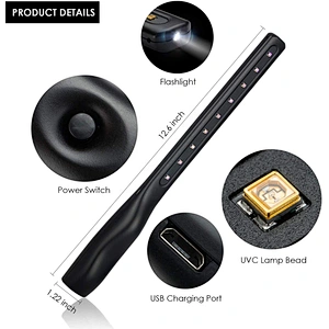 Portable China Wholesale Led Wand Micro Uv Sterilizer for Baby Toys Bathroom Beauty Bus Cabinet Car Cell Phone Cleaner