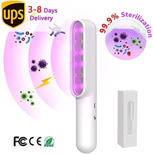 Usb Charging Portable Ultraviolet Light Sanitize Disinfection Uv Wand For Travel Hotel Household Bathroom Smartphone kids toy