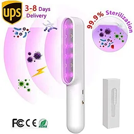 Usb Charging Portable Ultraviolet Light Sanitize Disinfection Uv Wand For Travel Hotel Household Bathroom Smartphone kids toy