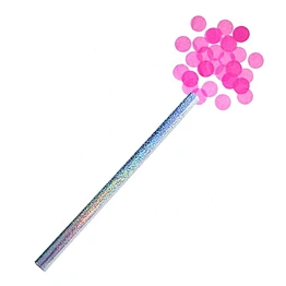 Gender reveal boy or girl baby shower Tissue round Confetti Wands Confetti Flick Sticks confetti stick for party decor