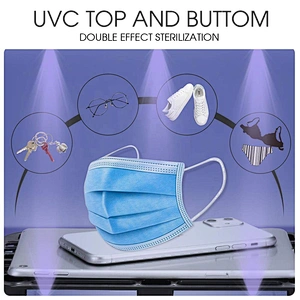 Factory Ultraviolet Disinfection Box Ozone Sterilization Efficiently Remove 99.99% Dirt Phone Wallet Uv Light Sanitizer Bag