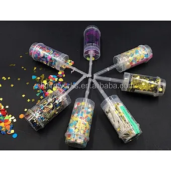Lower price and good quality push pop paper for wedding and party (we're factory )