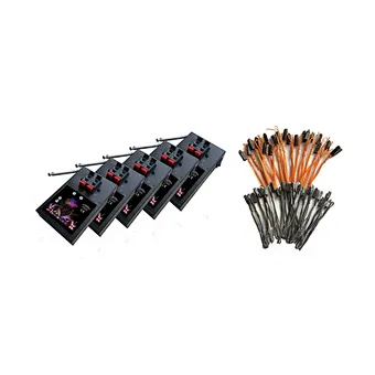 10 channels remote control small firing system with 10pcs of talon igniters.  1 transmitter + 5 receivers +10 igniters = 1 set