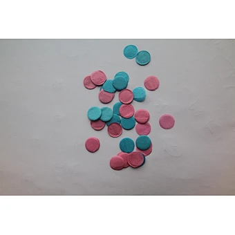 Lowest  price 1 cm  tissue  round confetti paper for party poppers