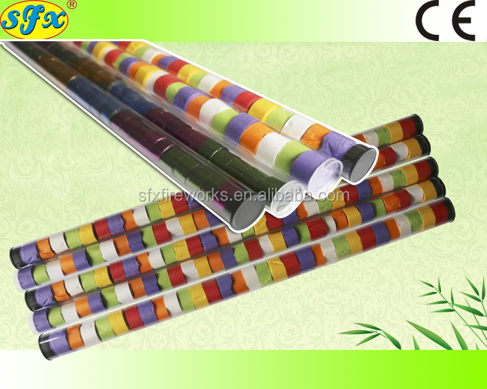 mix color confetti tube 50 CM for party or wedding