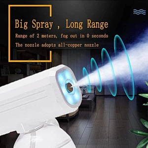 Hand Automatic Virus Portable Sprayer Sterilization Smoke Fog Gun Disinfection Spray Machine For Room Office Public Area