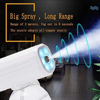 Hand Automatic Virus Portable Sprayer Sterilization Smoke Fog Gun Disinfection Spray Machine For Room Office Public Area