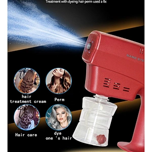 1200w Electric Ulv Sprayer 260ml Disinfection Blue Light Hair Spray Machine Aerosol Mist Trigger Wireless Nano Steam Gun