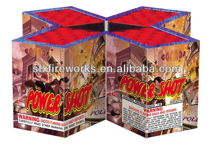 power shot 48shots 200g cakes fireworks