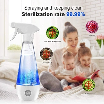 HOCl homemade sterilization fogging sanitizing disinfecting liquid maker making disinfection machine air disinfectants spray