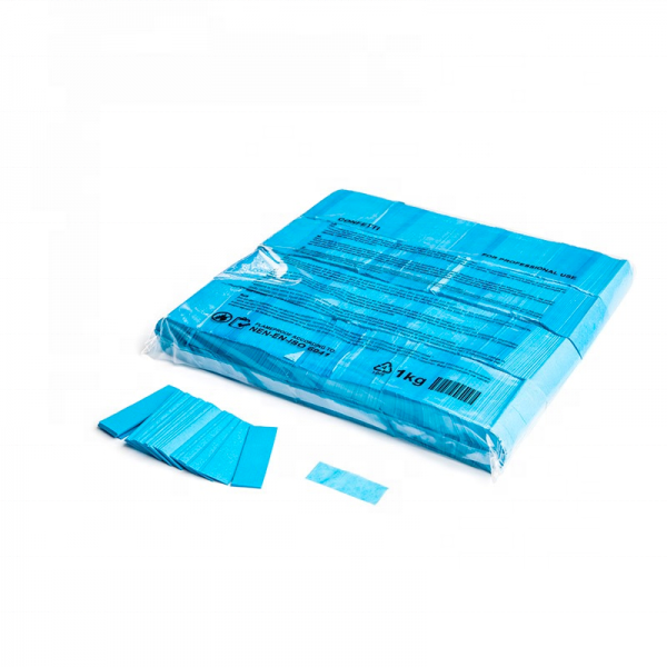 flameproof colorfast blue tissue paper bulk confetti