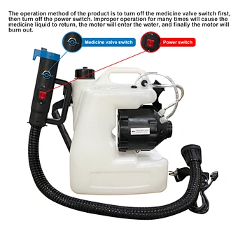 ulv cold fogger sprayer Atomizer Liquid Fog Mister Antibacterial Atomization Disinfection Sprayer Sterilizer Machine