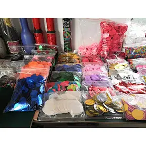 flameproof colorfast  paper confetti