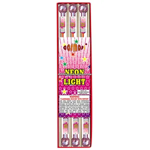 fireworks NEON LIGHT rockets