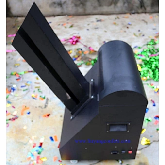 paper confetti blaster electric confetti machine small size Electronic remote control confetti blower for stage party wedding