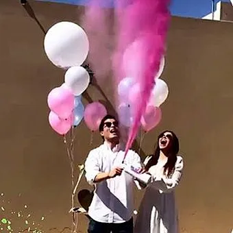 Gender Reveal Factory Wedding Confetti Party Popper Party Spray Powder Popper Shooters Holi Powder Color Run Holi Powder Shooter