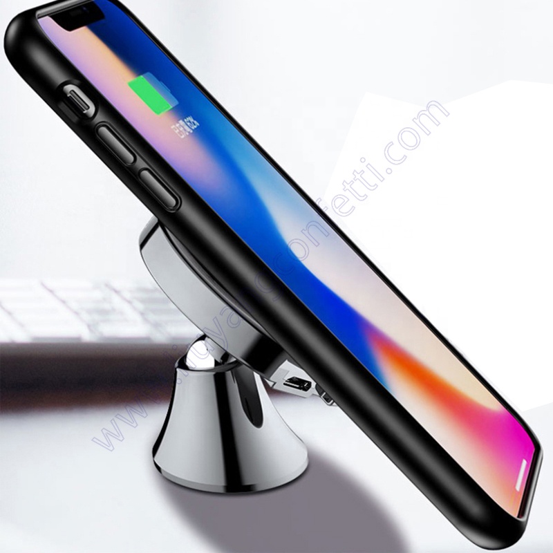 Automatic 10w R1 H8 Iphone 12 Holder The Phone Mount Cellphone Induction Fast Charging Auto Clamping Wireless Car Charger Rgb
