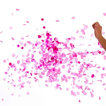 Gender reveal boy or girl baby shower Tissue round Confetti Wands Confetti Flick Sticks confetti stick for party decor