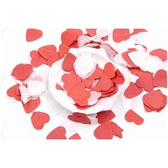 Cannon Biodegradable Tubes for Wedding Bags Decoration Eco Friendly Poppers Tissue flame proof white heart Wedding Confetti