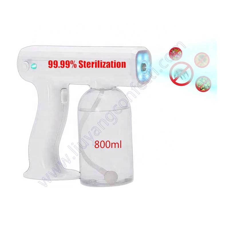 Portable Electric Steam Wireless Handy Cordless Fogger Micro Atomizer Gun Fog Disinfection Machine For School House Children