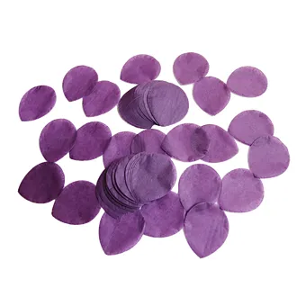 Flameproof colorfast tissue petal confetti (size 5.6cm)