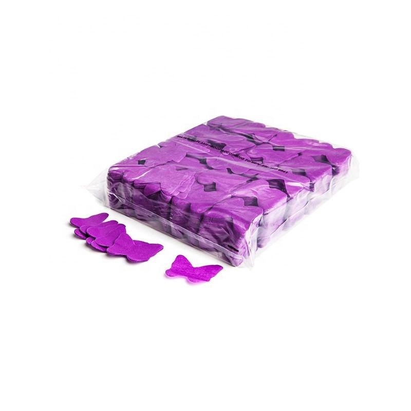 Hot Selling Party Favors Multi Color butterfly Shape flameproof colorfast paper confetti