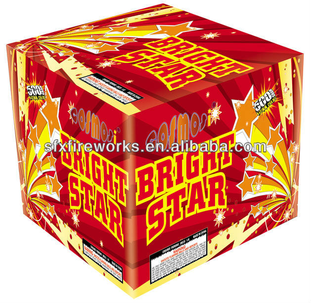 fireworks:bright star 16shots 500gram cakes fireworks