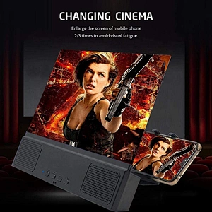 3d Hd Movies Amplifier Projector Cell Enlarger Foldable Stand Smartphones 12